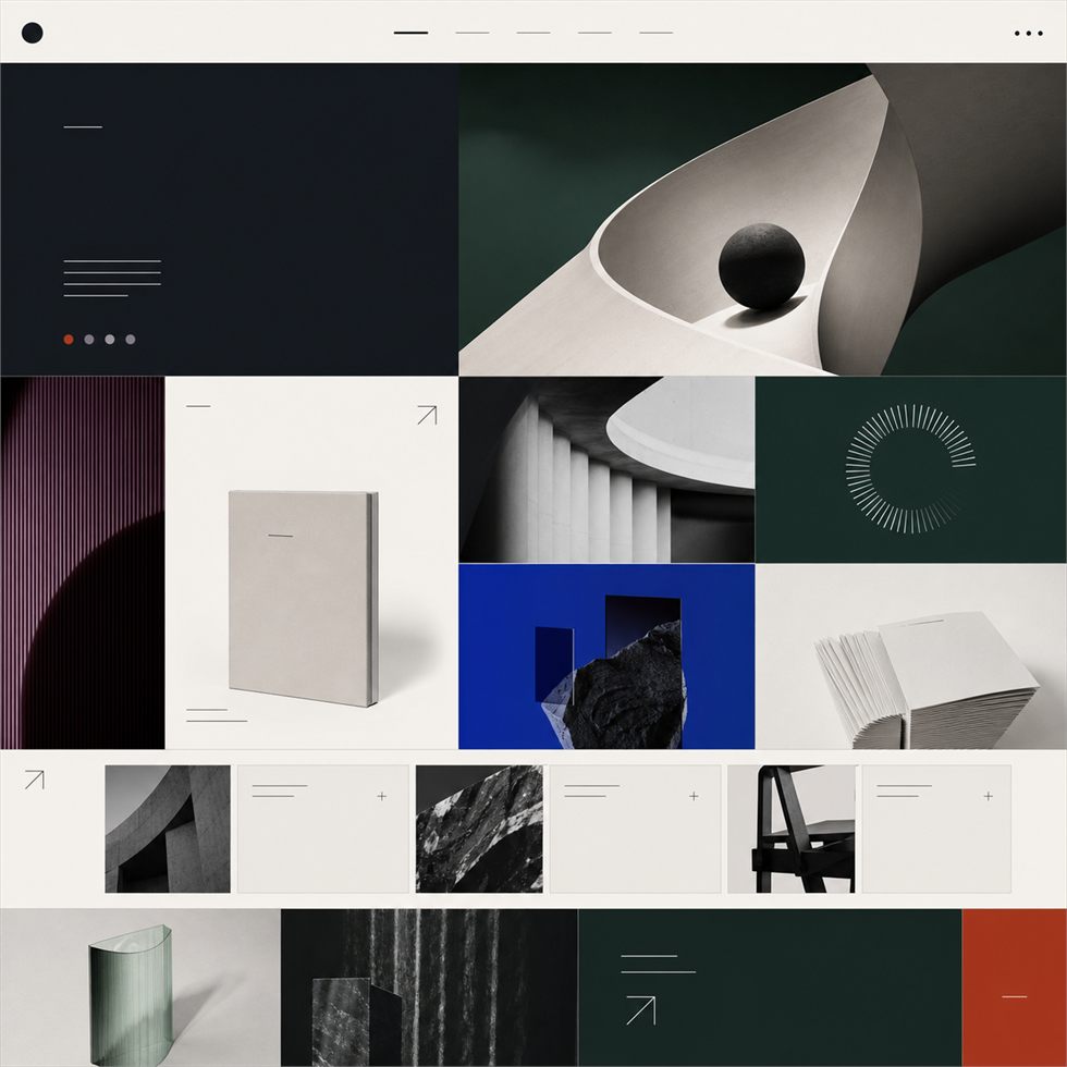 Studio presence website direction preview