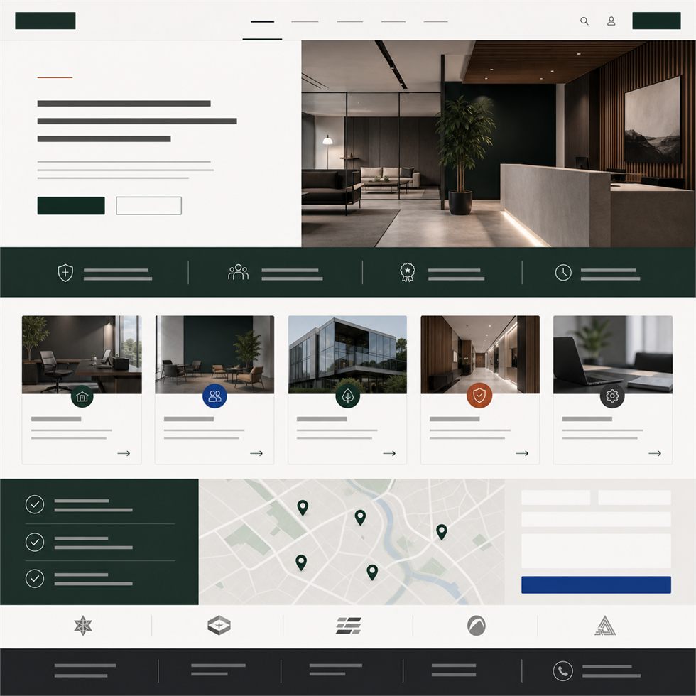 Local authority website direction preview